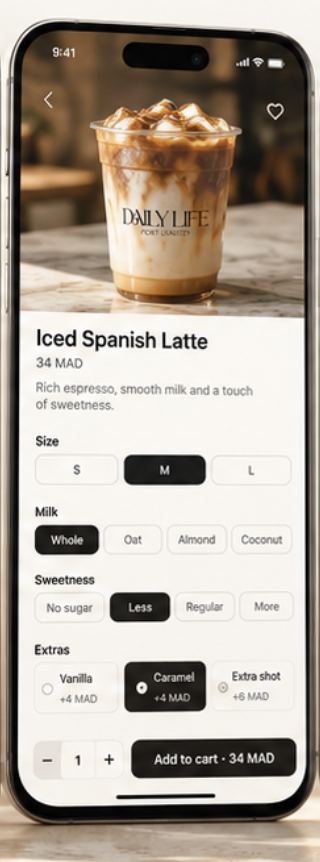 Daily Life drink personalisation